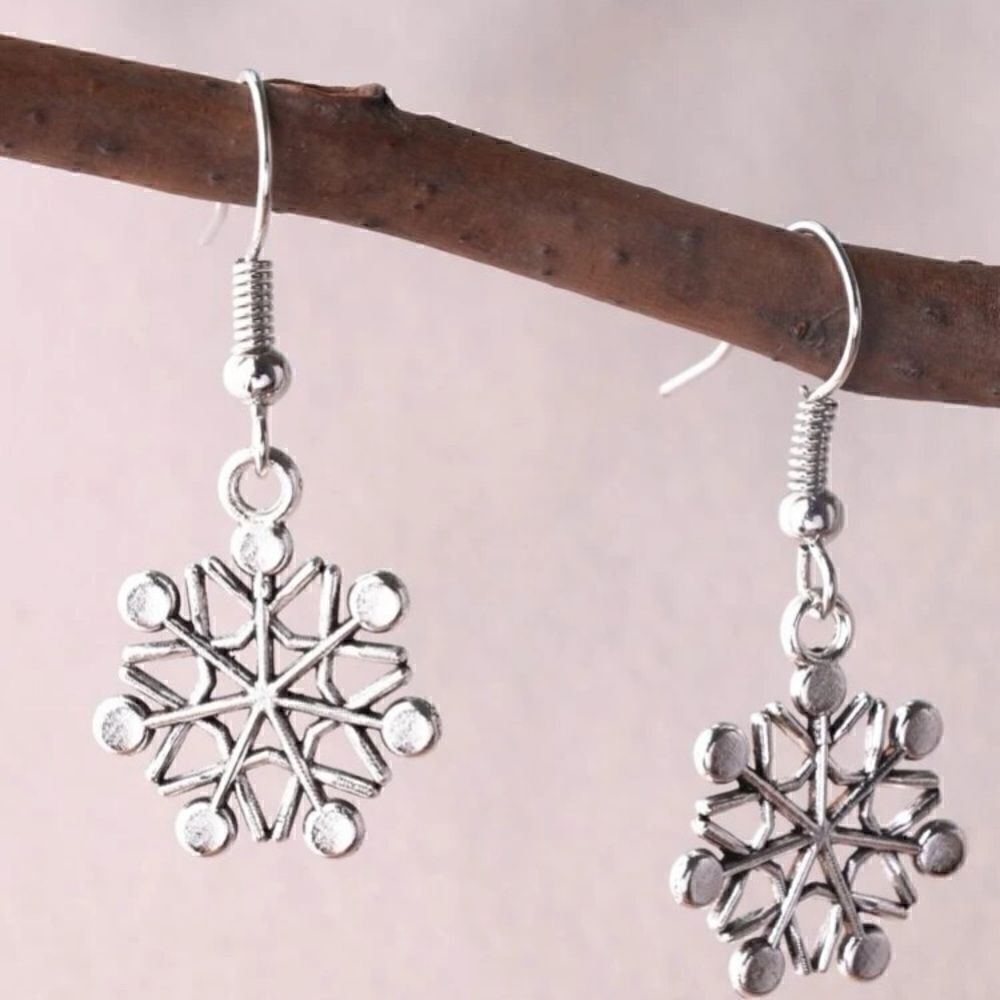 Snowflake earrings   